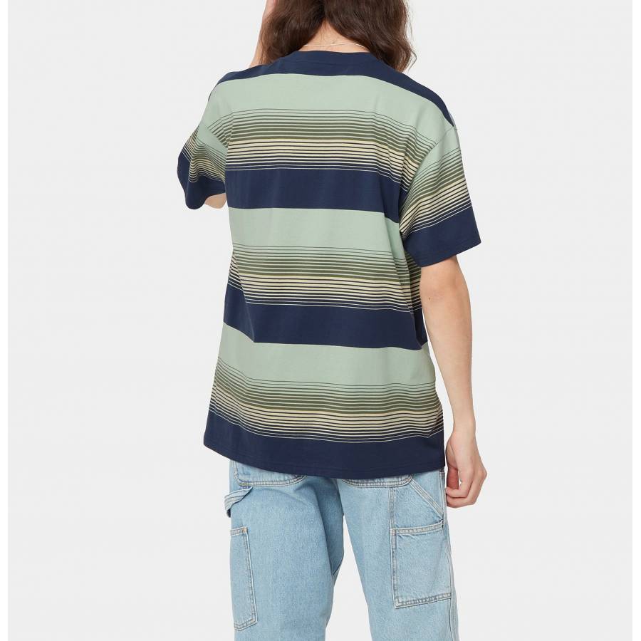 Carhartt WIP S/S Hanmore T-shirt - Hanmore Stripe / Blue