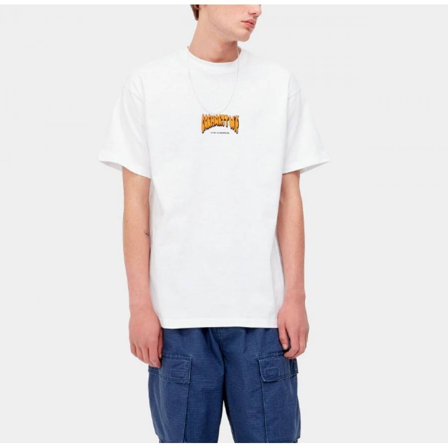 Carhartt S/S Bubble Script T-shirt - White