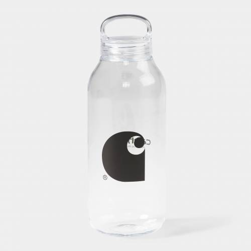 Carhartt WIP Logo Water Bottle - Clear