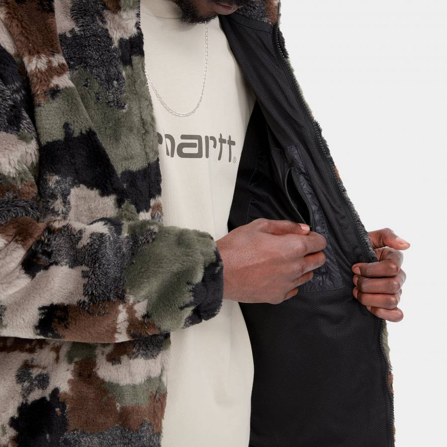 Carhartt WIP Plains Liner Trail Jacquard Woodland