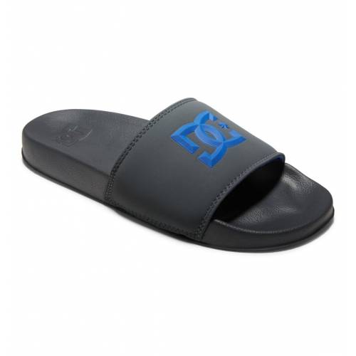 DC Shoes Slide Slippers - Grey / Blue