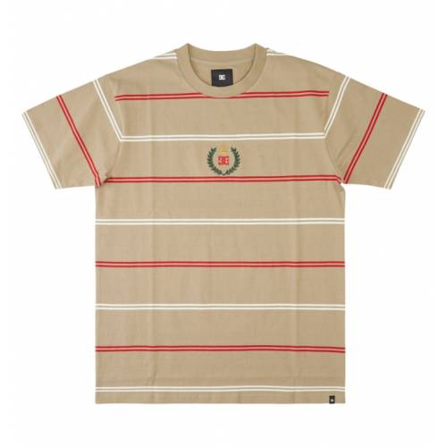 DC Shoes T-shirt Mens Regal Stripe Tee - Island Fossil 