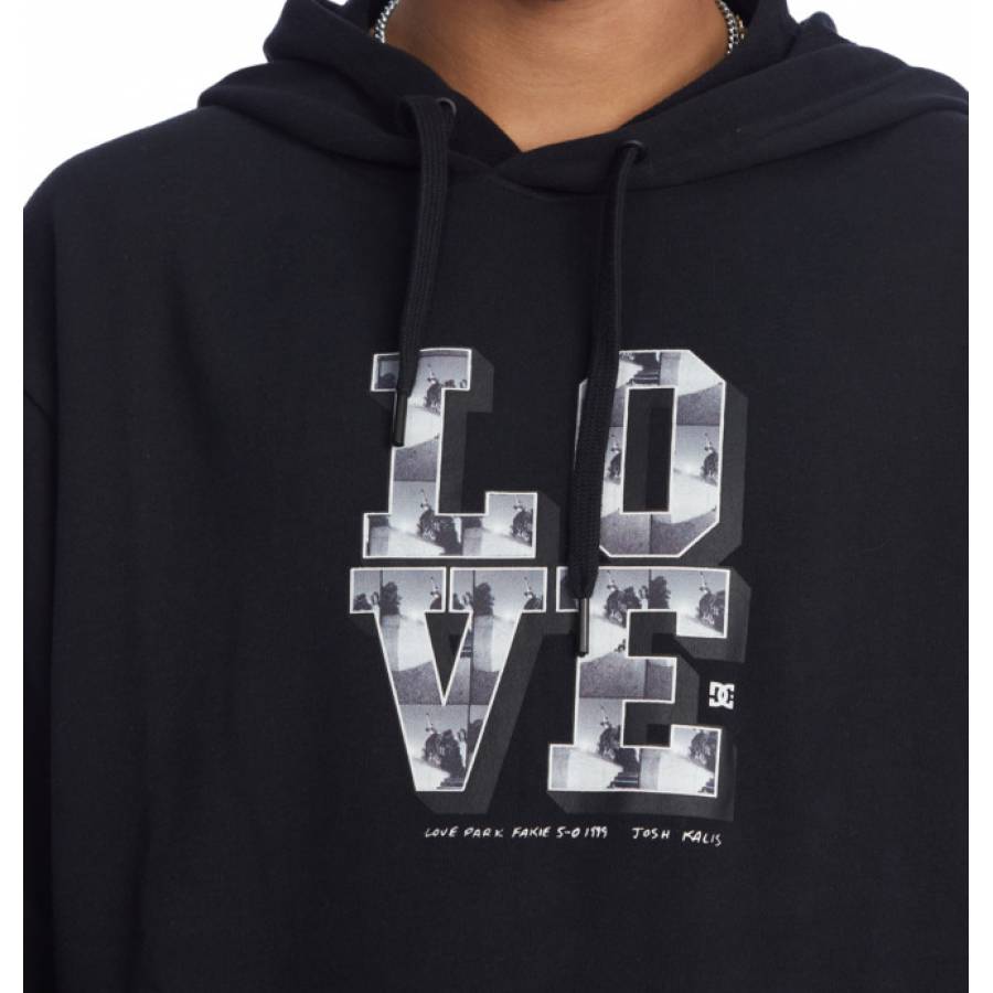 DC Shoes Mens Blabac x Kalis Love Park Hoodie - Black