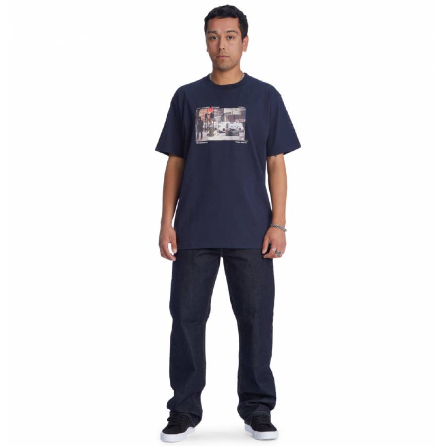 DC Shoes T-Shirt Mens Blabac Shanahan - Navy Blazer