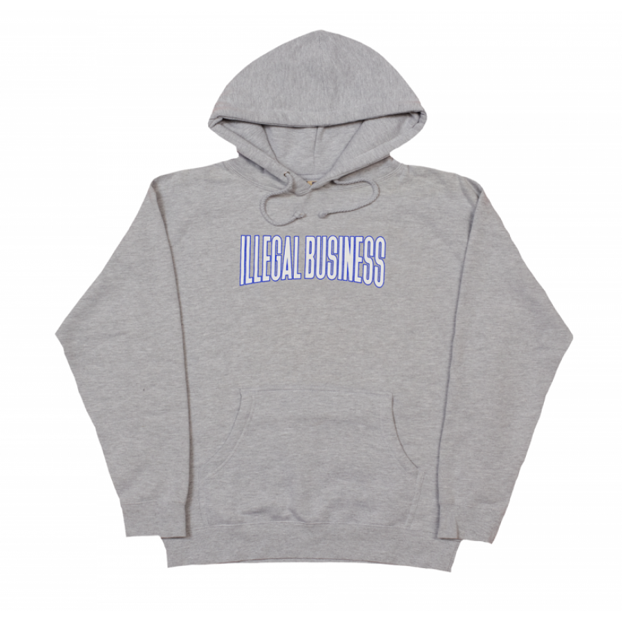 Damage Illegal Biz Hood - Heather Grey