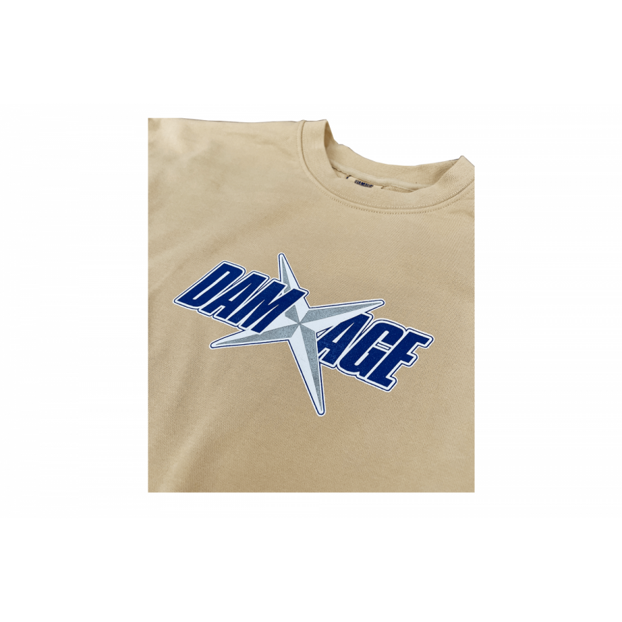 Damage Gambinos Crewneck - Sand