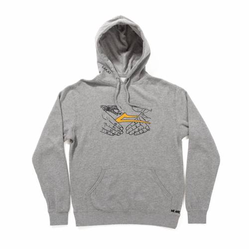 Lakai Doomsayers Shake Flare Hoodie - Heather Grey