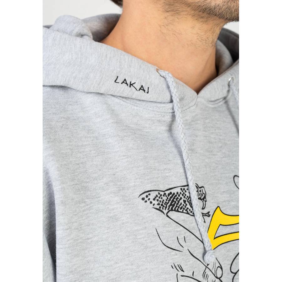 Lakai Doomsayers Shake Flare Hoodie - Heather Grey