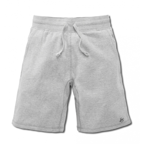 ÉS Skateboarding Script Sweatshorts - Grey Heather