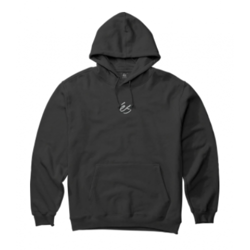 ÉS Skateboarding Mini Script Hoodie - Black