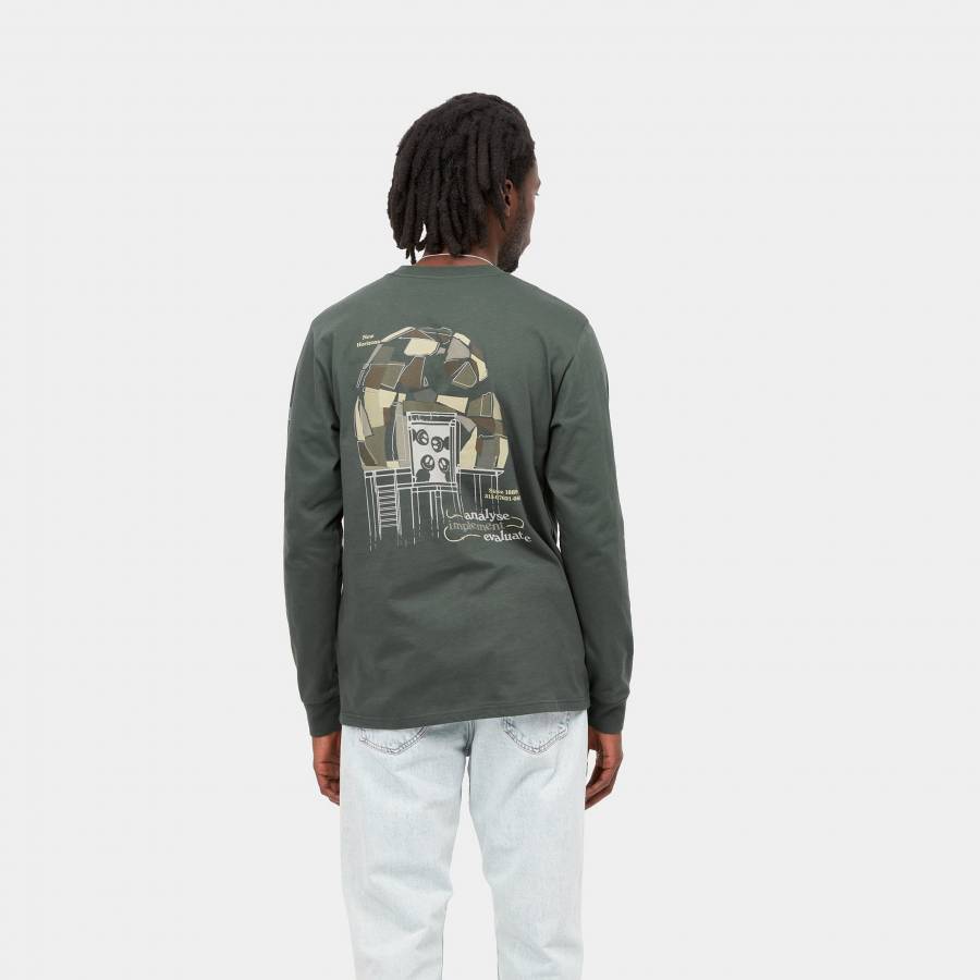 Carhartt WIP L/S Dome T-shirt - Hemlock Green 