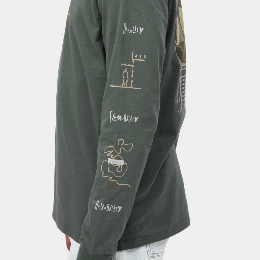 Carhartt WIP L/S Dome T-shirt - Hemlock Green 