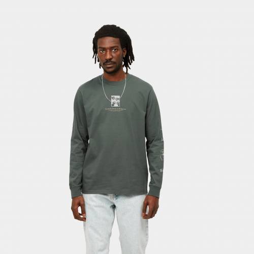 Carhartt WIP L/S Dome T-shirt - Hemlock Green 