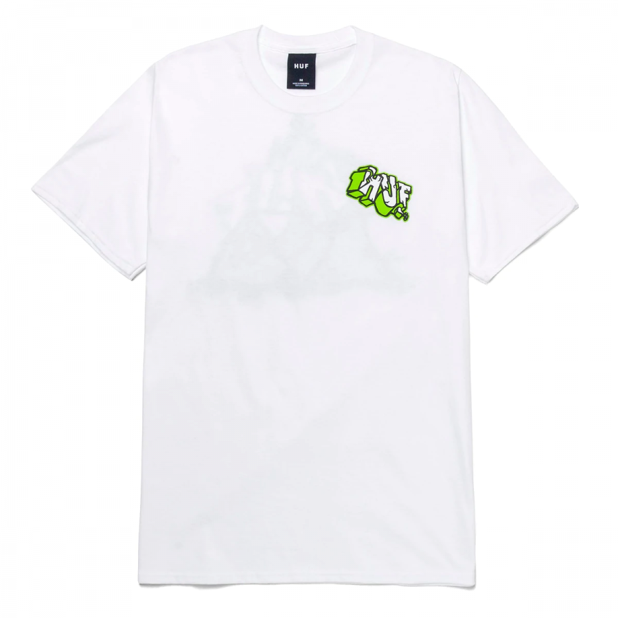 Huf Quake Triple Triangle T-shirt - White