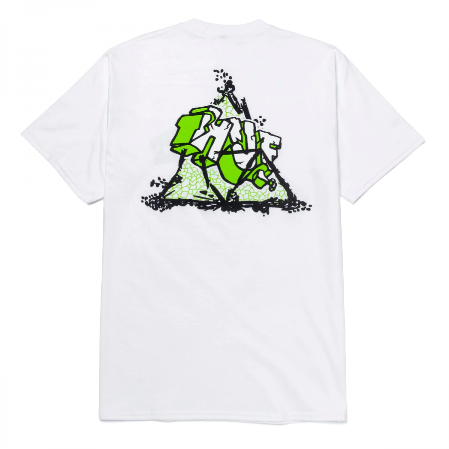 Huf Quake Triple Triangle T-shirt - White