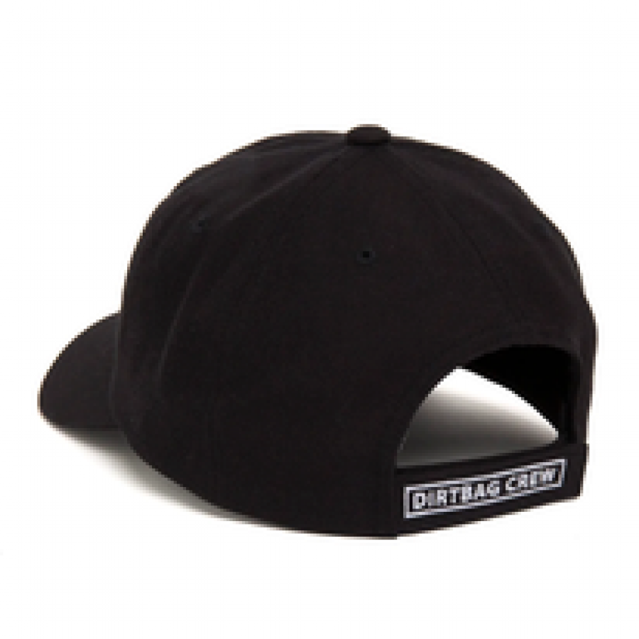 Huf Wasted Time 6 Panel Hat - Black