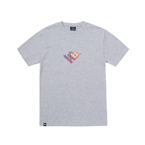 Hélas Disco T-Shirt - Heather Grey
