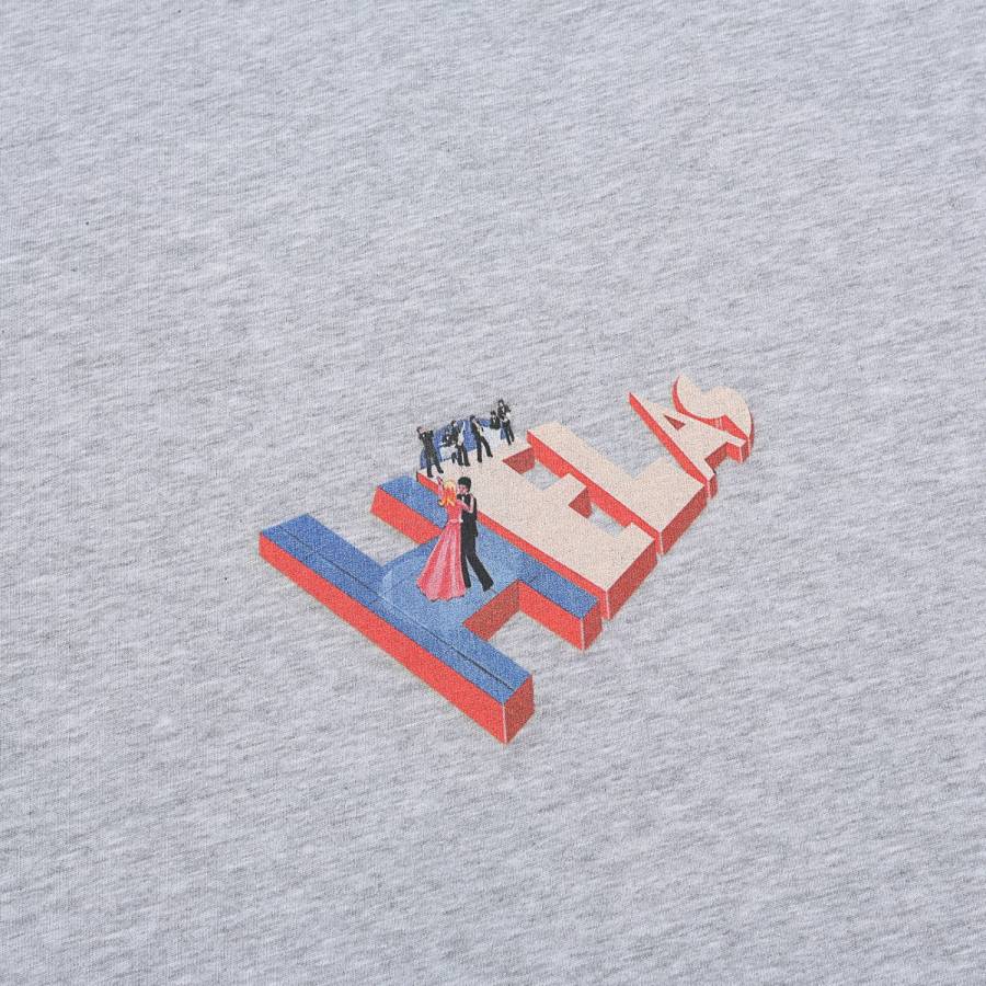 Hélas Disco T-Shirt - Heather Grey