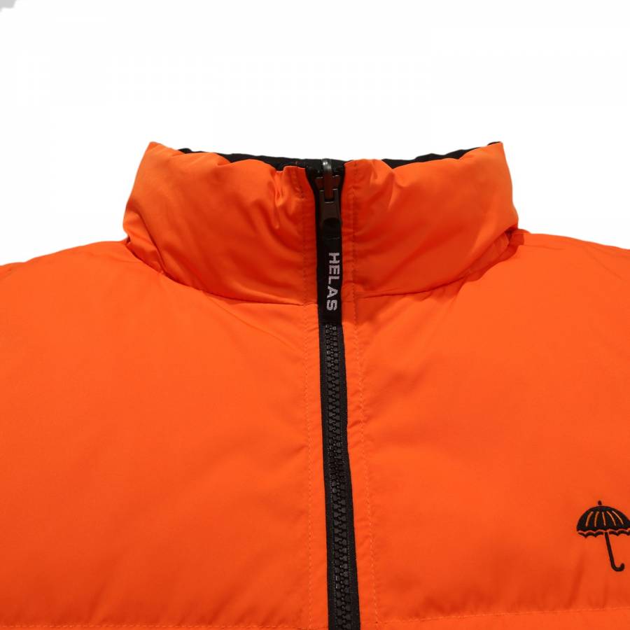 Hélas Link Reversible Puffer - Black / Orange