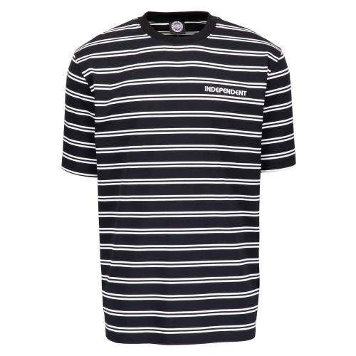 Independent Bauhaus Striped T-shirt - Black