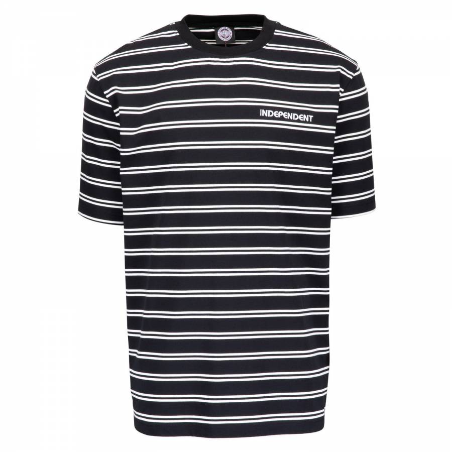 Independent Bauhaus Striped T-shirt - Black