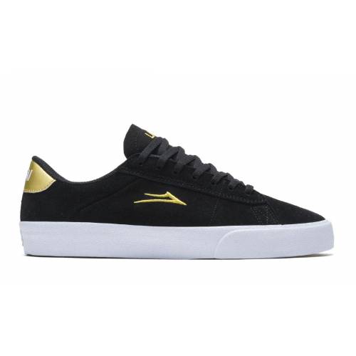 Lakai Newport - Black Gold Suede