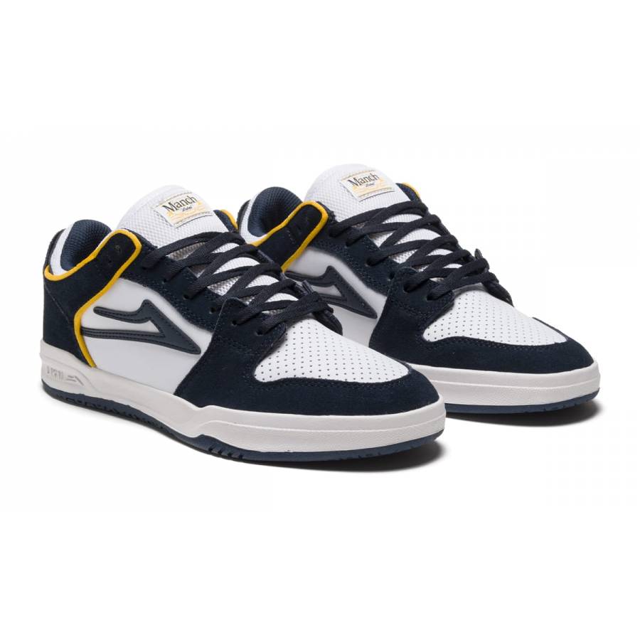 Lakai Telford Low - Navy / White Suede