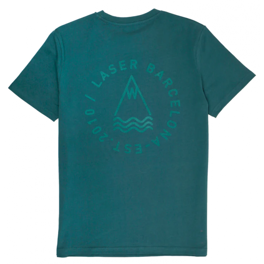 Laser Barcelona Og Diy Logo Tee - Emerald