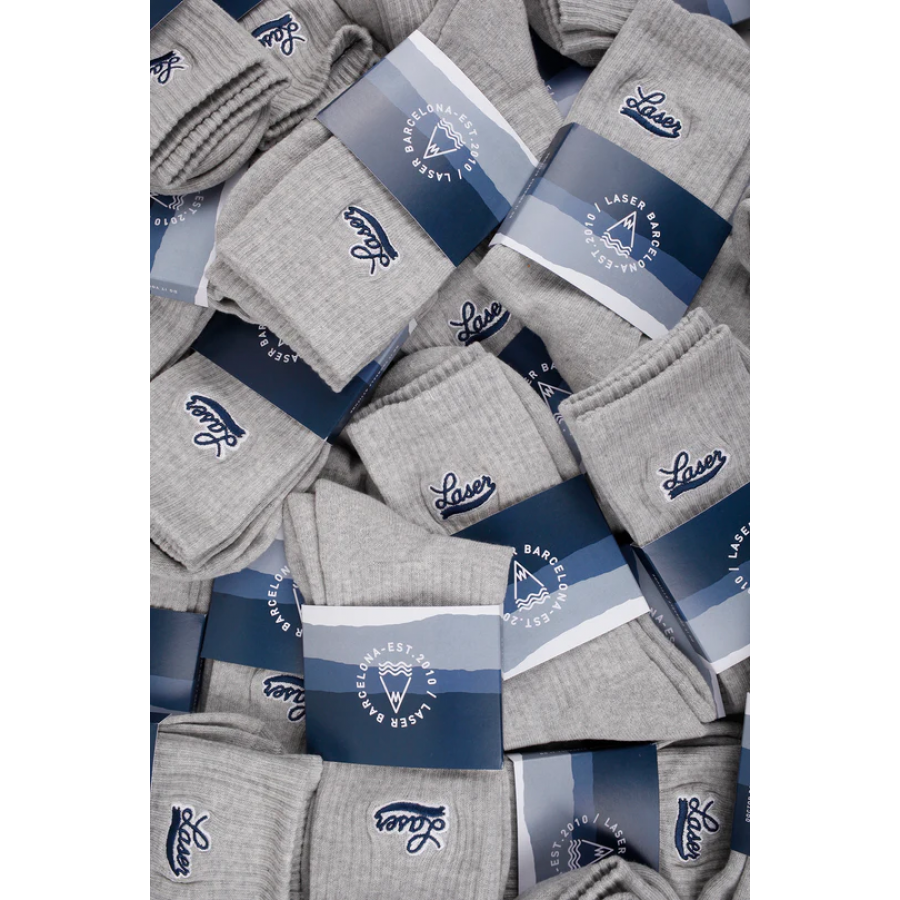 Laser Barcelona Doctor Duo Socks - Grey