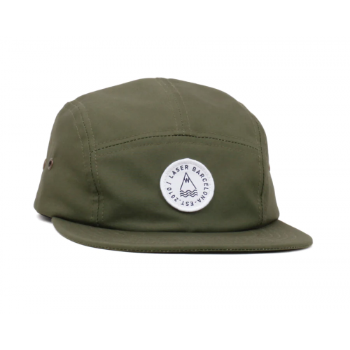 Laser Barcelona Barceloneta Packable 5 Panel Hat - Olive