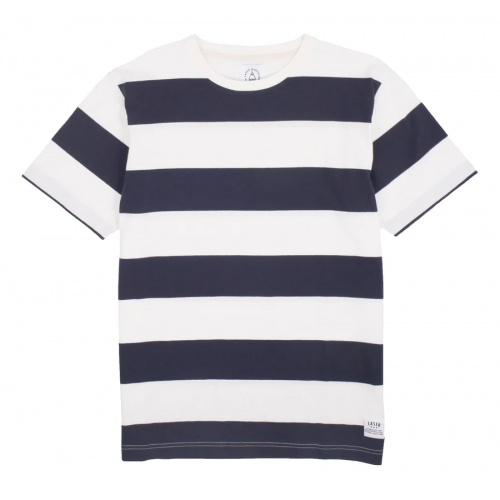 Laser Barcelona Borne Woven Tee - Natural / Sail