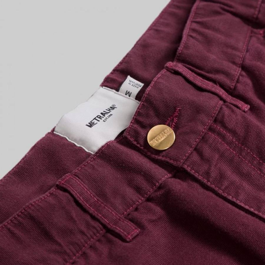 Metralha Worldwide Cargo Pants - Burgundy