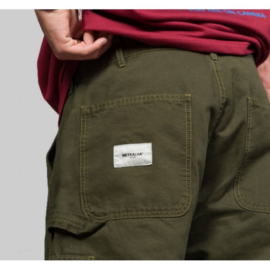 Metralha Worldwide Carpenter Pants - Haki Green