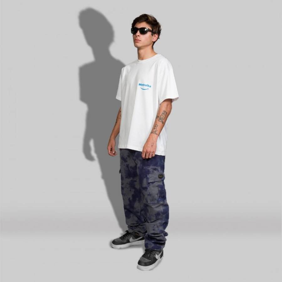 Metralha Worldwide Chaos Cargo Pants - Bleached