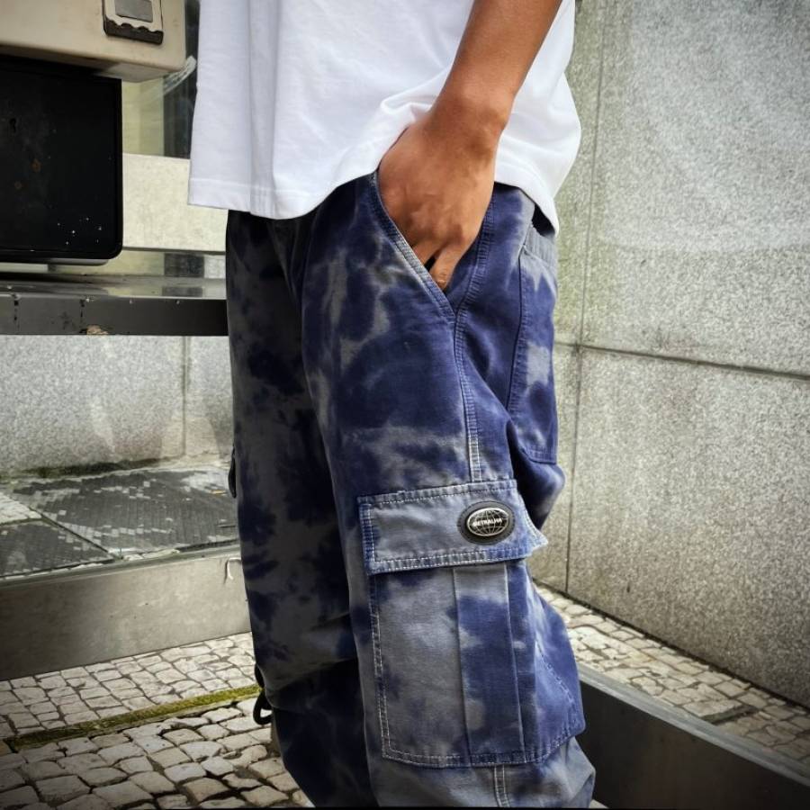 Metralha Worldwide Chaos Cargo Pants - Bleached