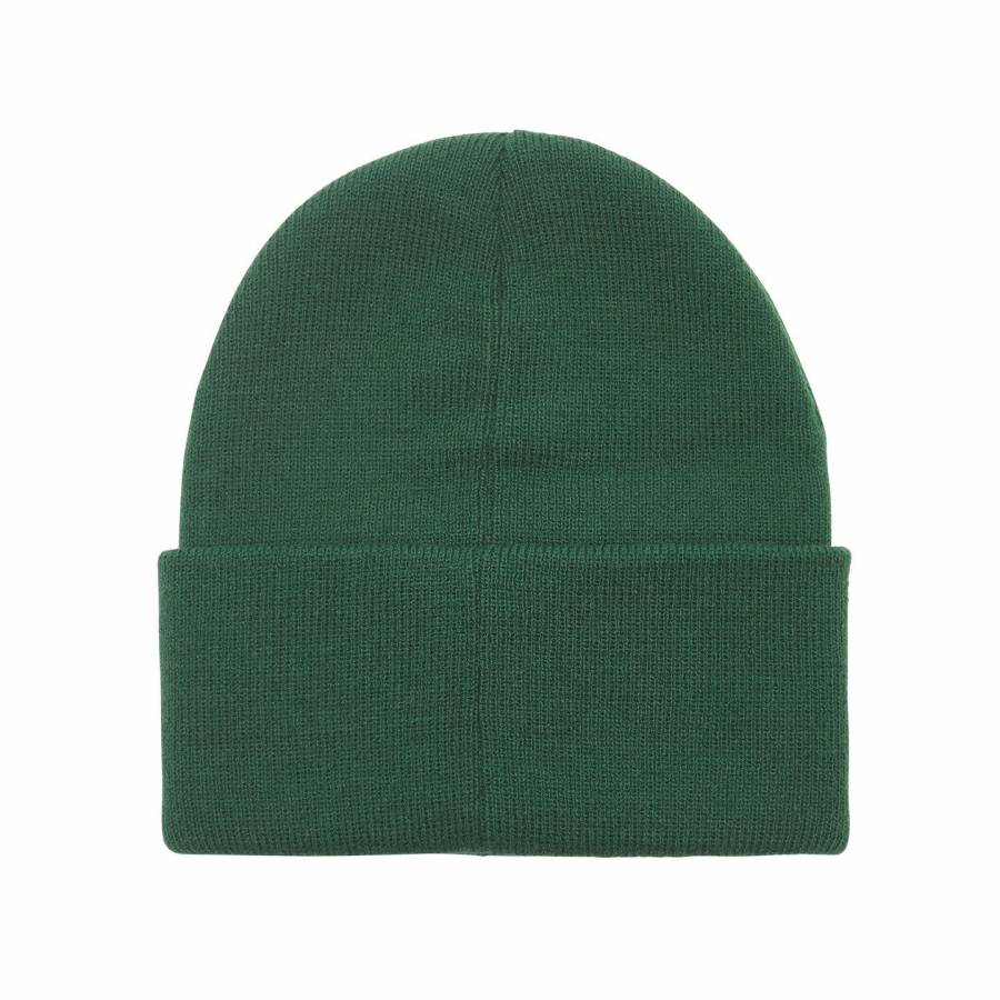 Obey Never Late Beanie - Dark Cedar