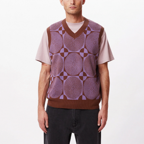 Obey Dazed Vest - Sepia Multi