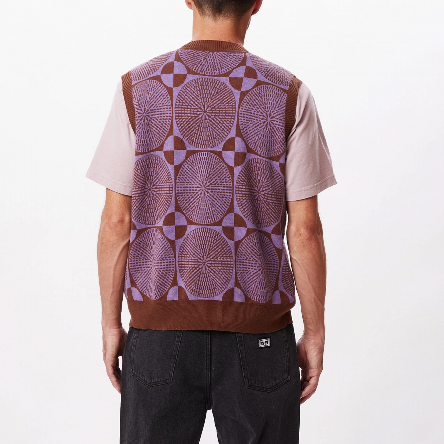Obey Dazed Vest - Sepia Multi