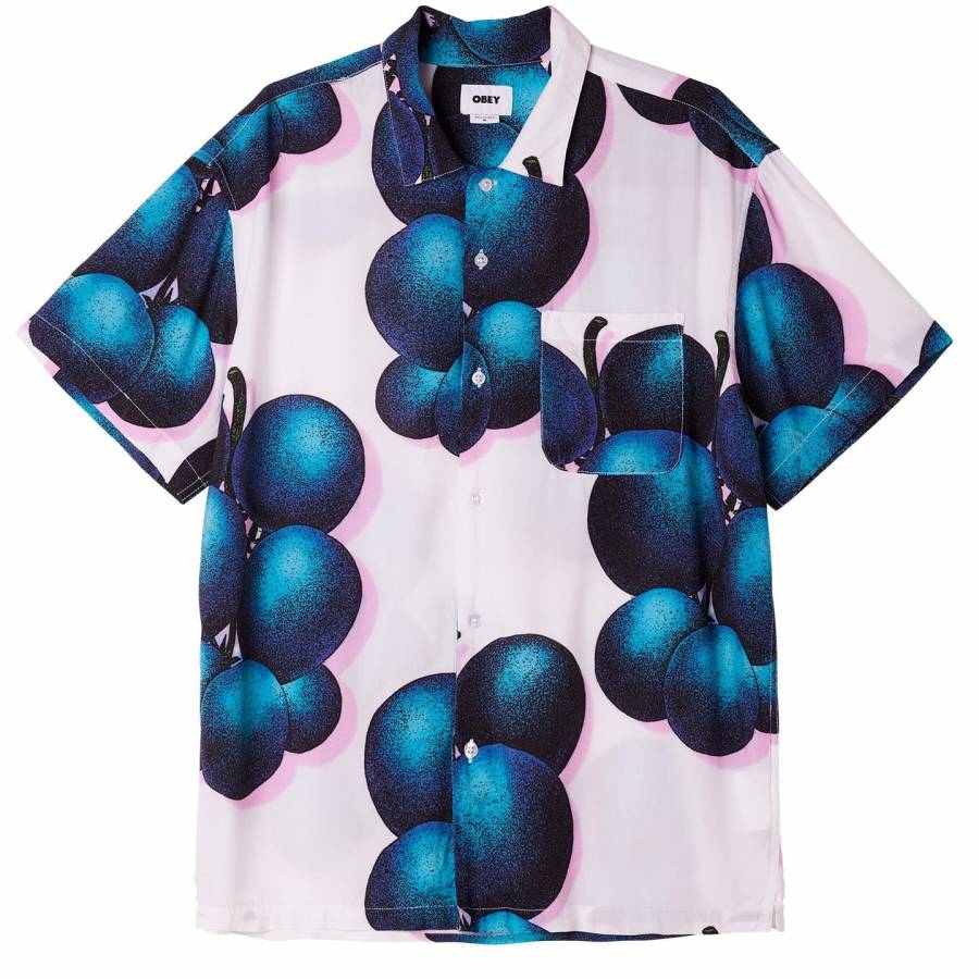 Obey Blueberries Shirt - Multi White 