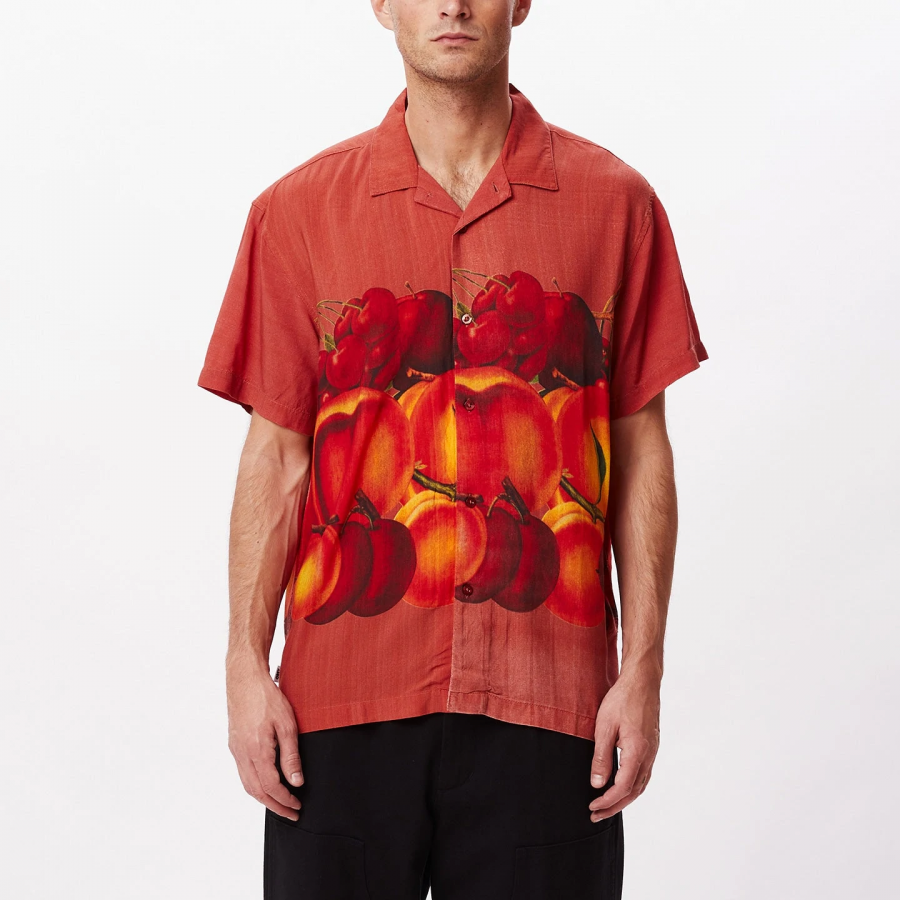 Obey Fruit Bowl S/S Shirt - Ginger Biscuit Multi