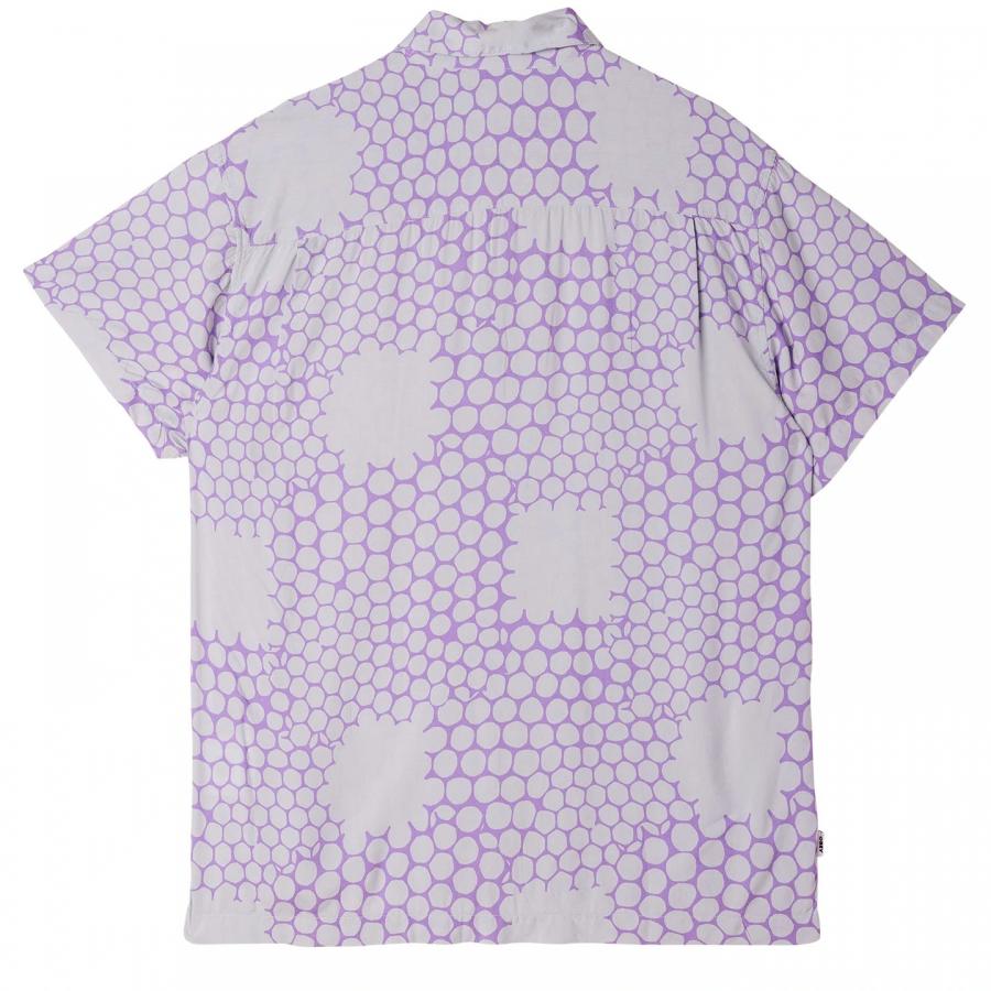 Obey HoneyComb S/S Shirt - Good Grey Multi