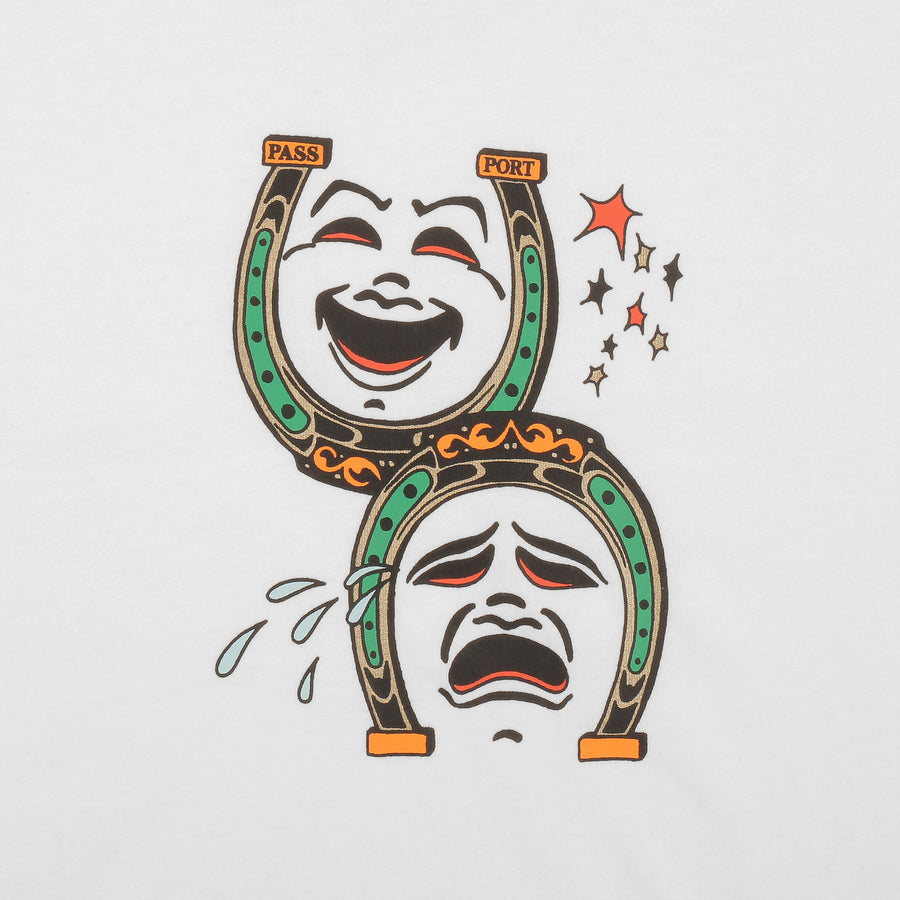 Pass Port Dumb Luck Horseshoe T-Shirt - White