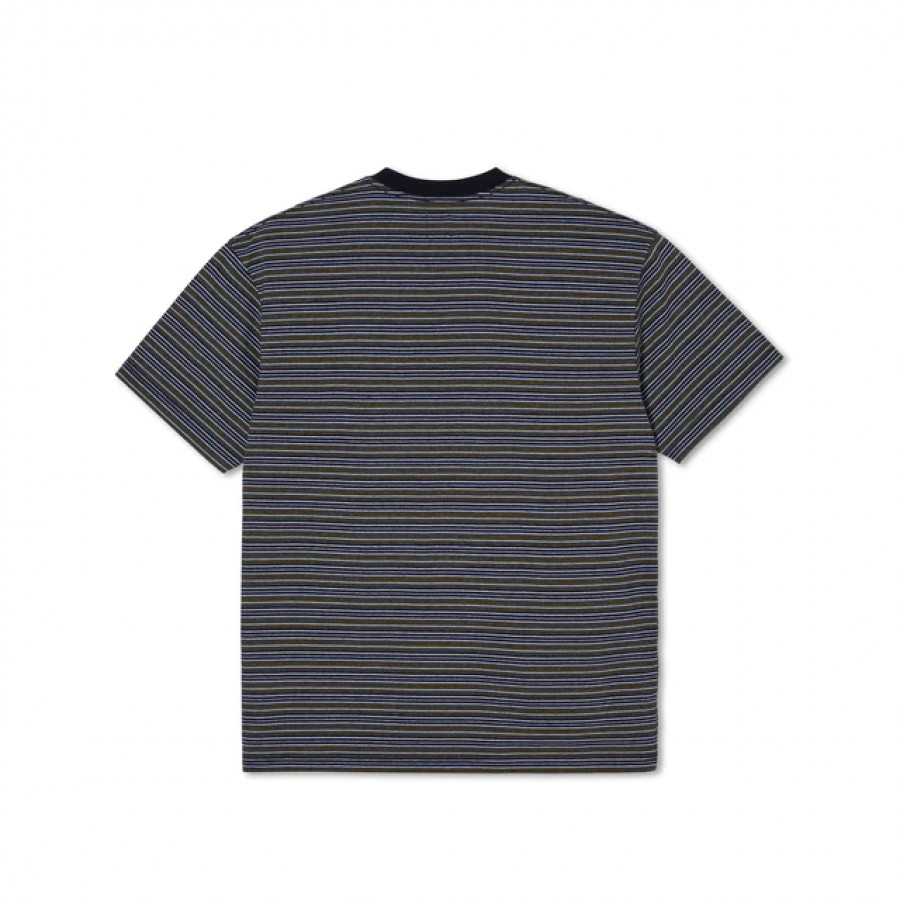 Polar Stripe Pocket Tee - Black / Green