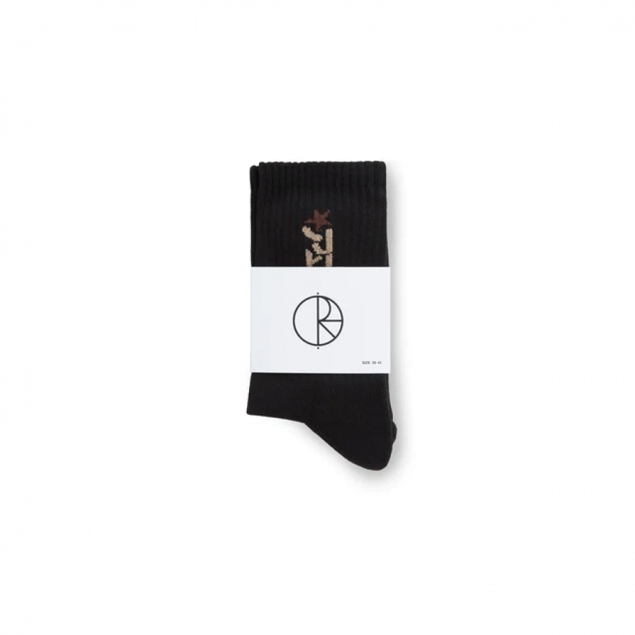 Polar Star Socks - Black / Brown