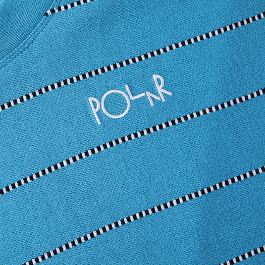 Polar Checkered Surf Tee - Turquoise