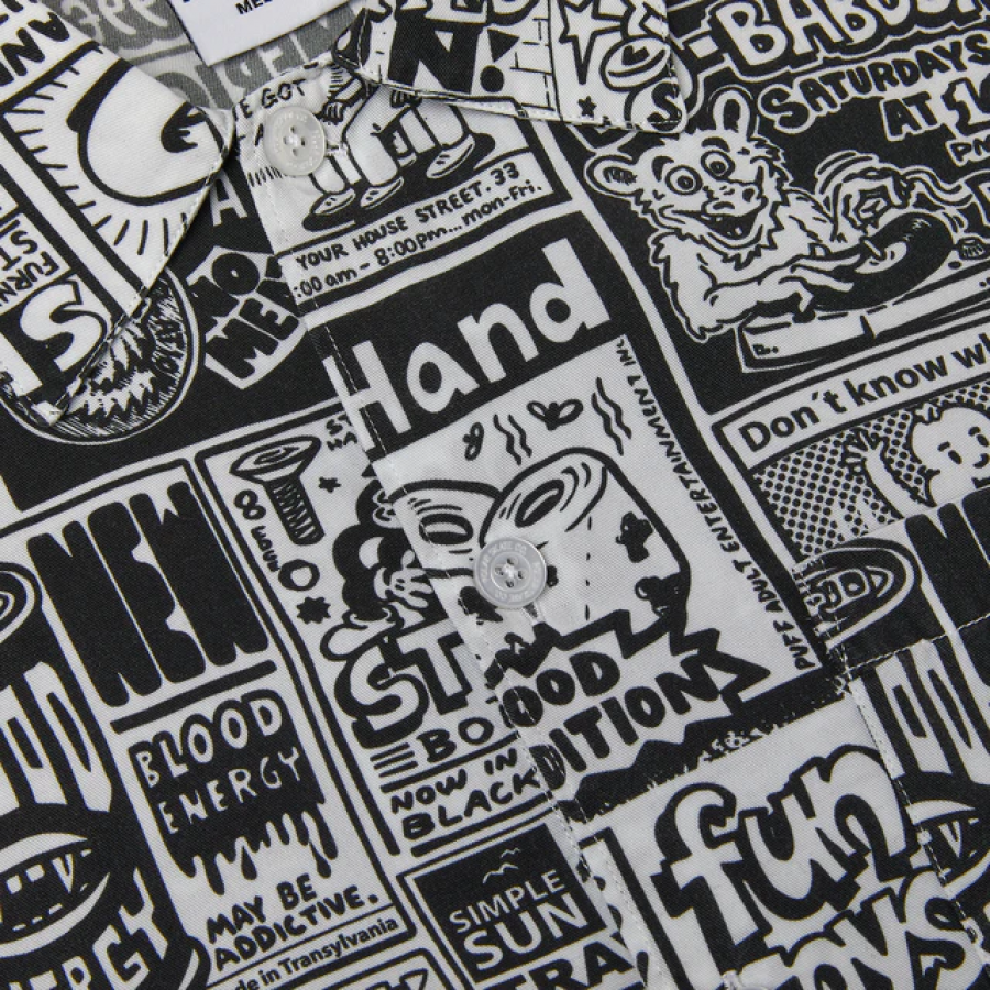 Polar Classifieds Shirt - Black / White