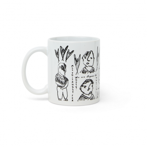 Polar Candelabro Doodle Mug - Black / White 