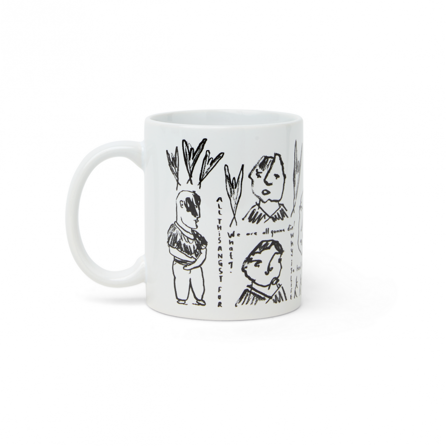 Polar Candelabro Doodle Mug - Black / White 