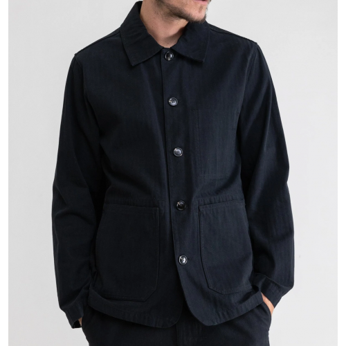 Rhythm Classic Chore Coat - Vintage Black