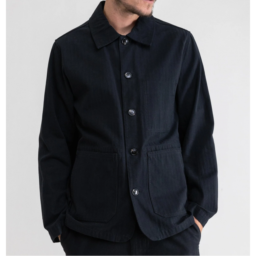 Rhythm Classic Chore Coat - Vintage Black
